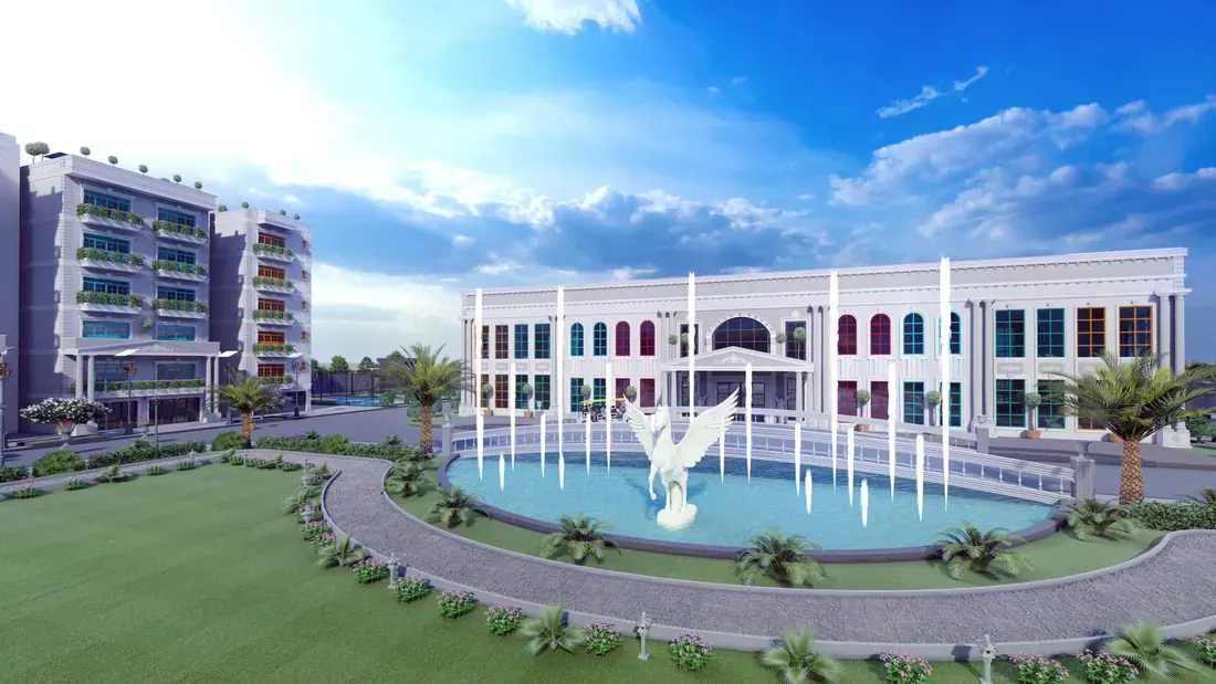 Pegasus Water Plaza & Grand Entry